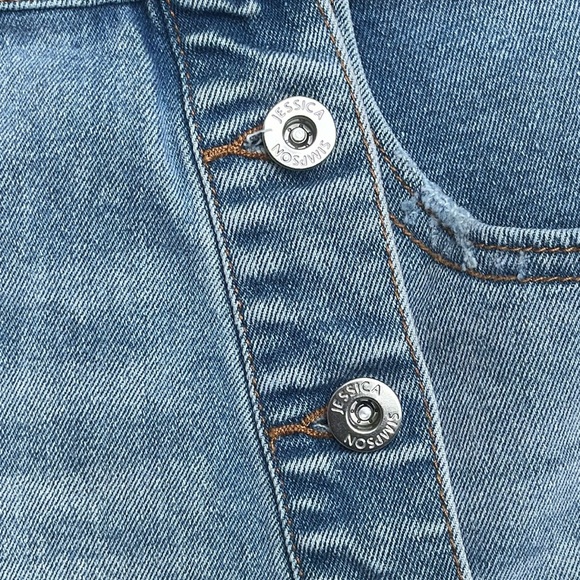 Jessica Simpson Elyse denim buttonfly skort - Picture 9 of 12